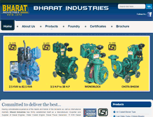 Tablet Screenshot of bharatdieselengine.com